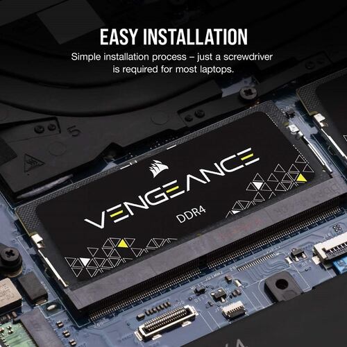 Memoria Ram DDR4 Sodimm Corsair Vengeance 2666MHz 8GB PC4-21300 CMSX8GX4M1A2666C18.