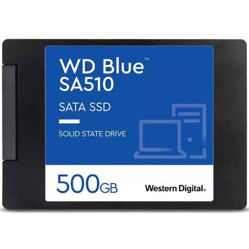 Unidad Estado Solido SSD 500GB Western Digital WD Blue SA510 WDS500G3B0A.