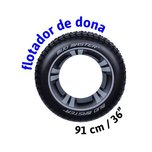 Inflable Flotador De Dona Diseño Llanta Salvavidas Infantil 91 cm.
