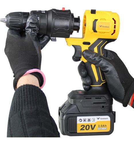 Kit Taladro Inalambrico 5 En 1 Cabezales Intercambiables Multiusos Lijadora Pistola de Impacto Sierra Caladora Herramienta Oscilatoria
