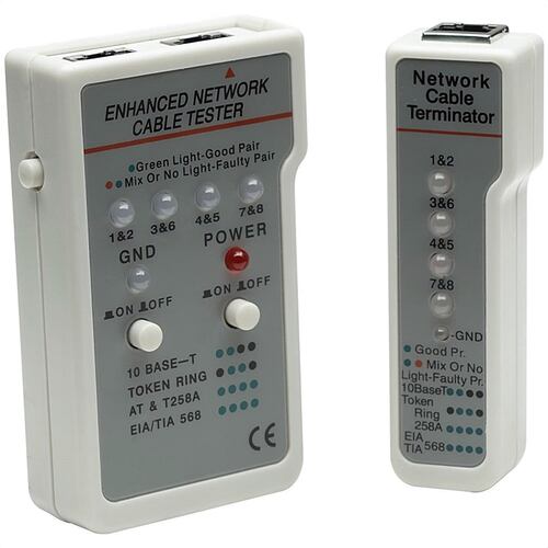 Probador De Cables De Rad Intellinet Multifuncional RJ45 RJ11 351898