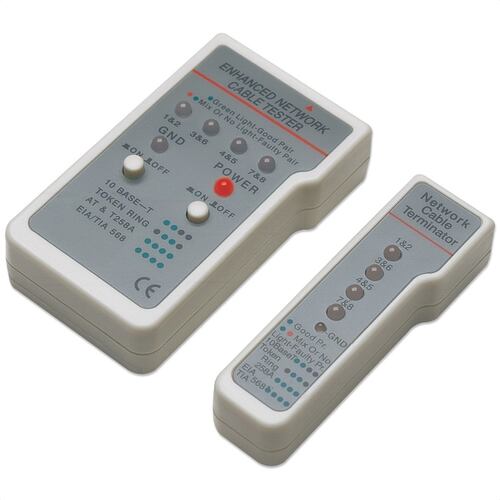 Probador De Cables De Rad Intellinet Multifuncional RJ45 RJ11 351898