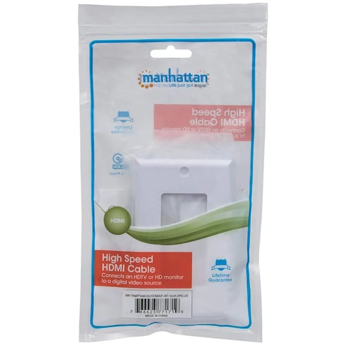 Placa De Pared Manhattan HDMI 1 Puerto 771719.