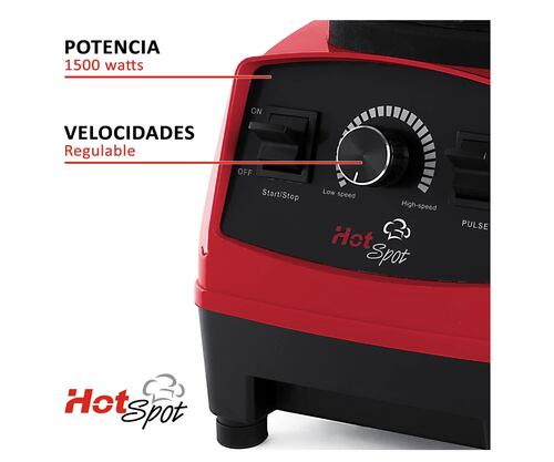 Licuadora Hot Spot 554 2 L Roja con vaso de policarbonato 1500W