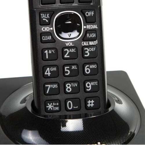 Teléfono Inalámbrico Panasonic KX-TG1711 Digital Negro