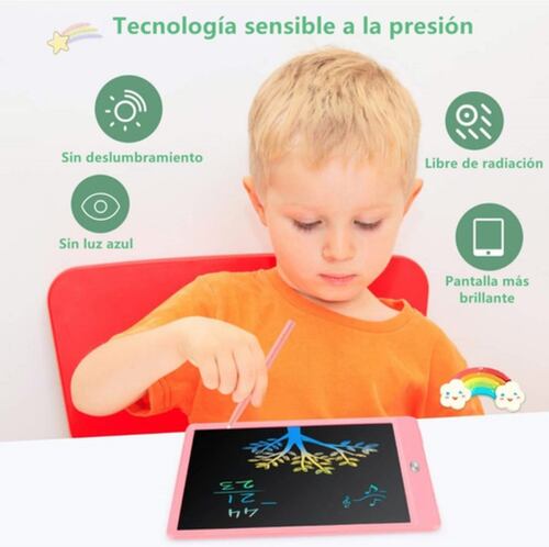 Tableta De Escritura Lcd De 10 Pulgadas Para Niños Rosa