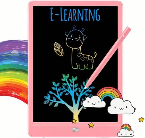 Tableta De Escritura Lcd De 10 Pulgadas Para Niños Rosa