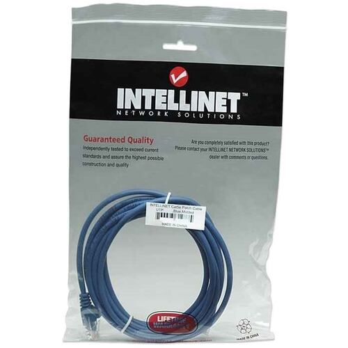 Cable De Red UTP Cat5e Intellinet 1 Metro RJ-45 Azul 318938