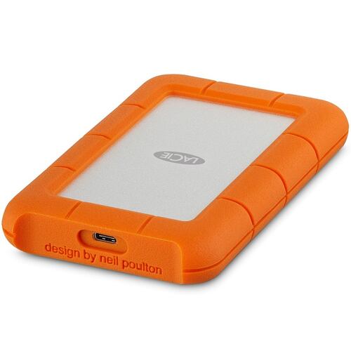 Disco Duro Externo LaCie Rugged 1TB USB-C Y USB3 STFR1000800