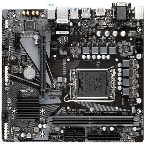Tarjeta Madre GIGABYTE H610M H DDR4 PCI-E USB3 Socket 1700.