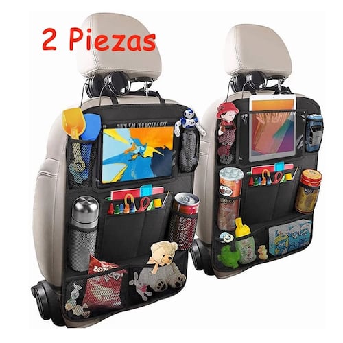 Kit Organizador Para Asiento Trasero Para Auto Universal 2 Uds