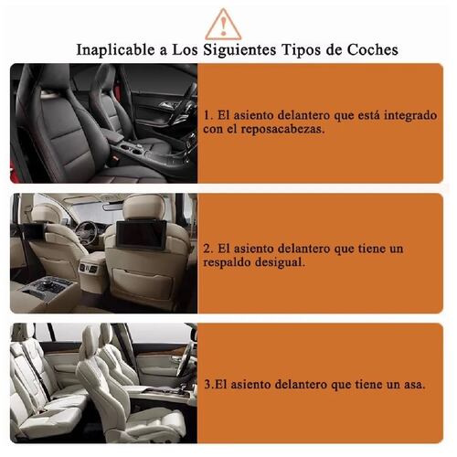 Kit Organizador Para Asiento Trasero Para Auto Universal 2 Uds