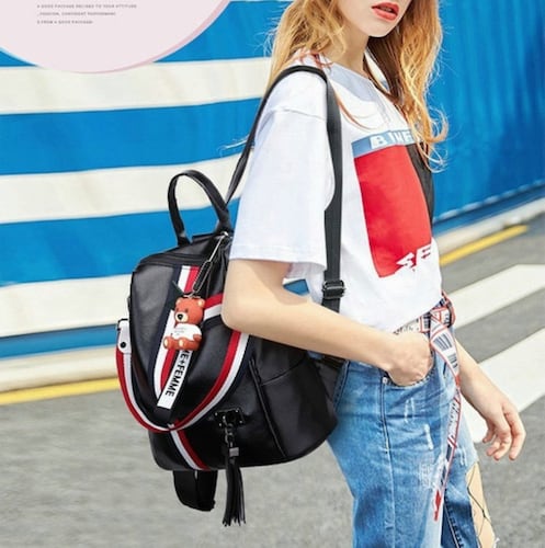 Mochila Impermeable Ideal Para Viaje Negra