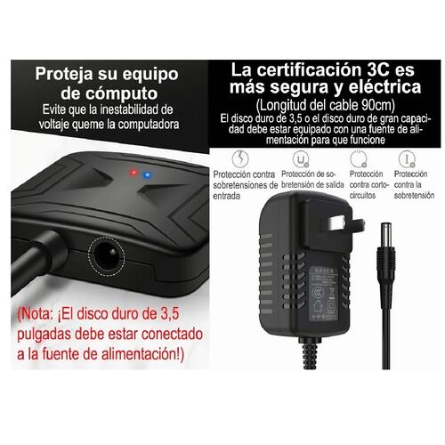 Cable Adaptador Usb 3.0 A Sata Para Disco Duro 2.5 /3.5