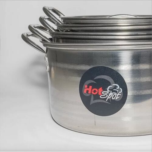 Kit de 4 ollas con tapa Hot Spot