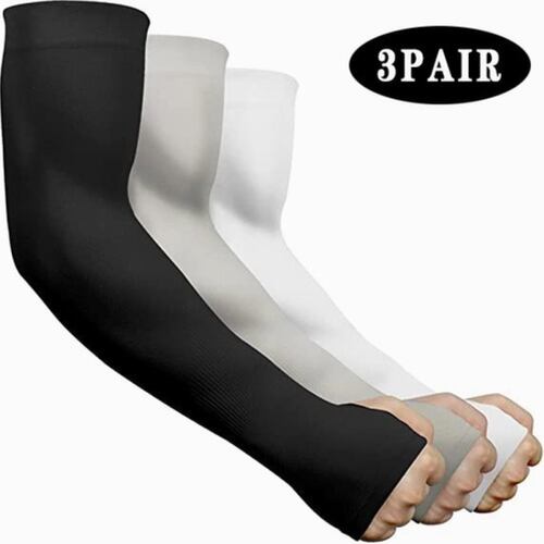 Mangas De Protección Uv Para Brazos, 3 Pares