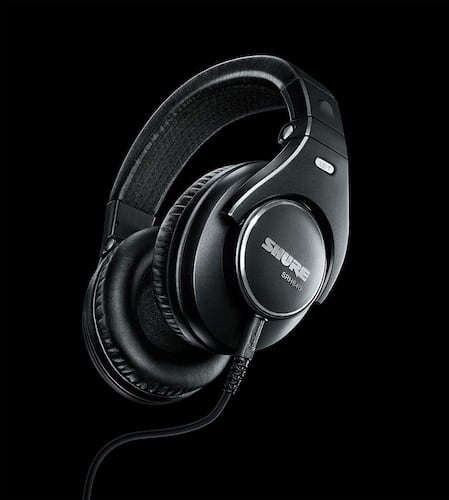 Audífonos de referencia de estudio Shure SRH840-BK 