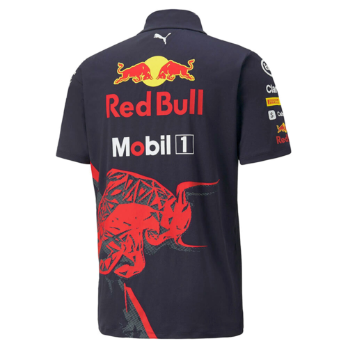 Playera Puma Red Bull Racing Rbr Team Polo 763265 Hombre.