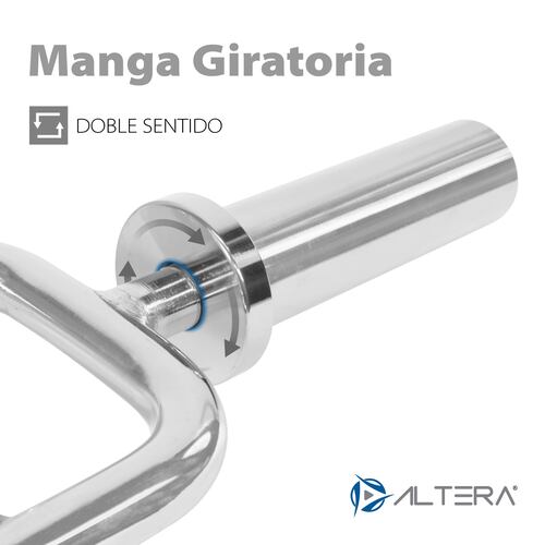 Barra Romana Olímpica Altera par triceps bicep