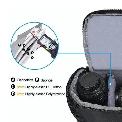 Mochila Para Camara Reflex Compacta Nikon Canon Sony Dslr