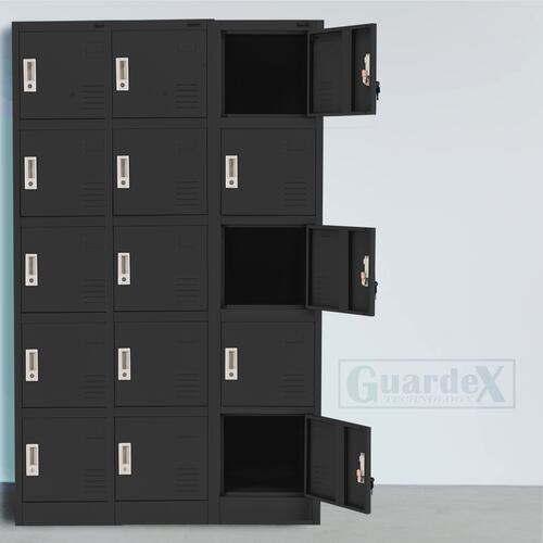 Locker Metálico Guardex  C/ 5 Puertas Casillero Y Chapa