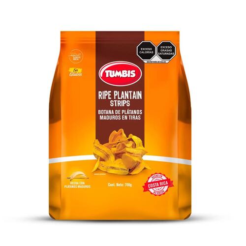 Plátanos Maduros En Tiras Tumbis 700g