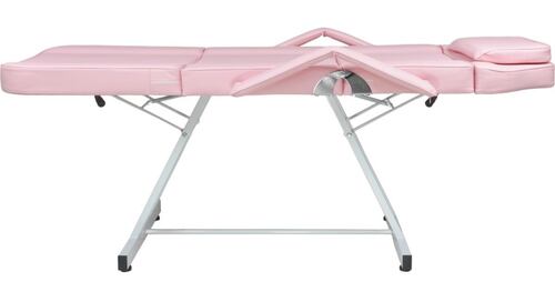 Silla Faciales Reclinable Sillon Cama Masaje Spa Profesional Rosa