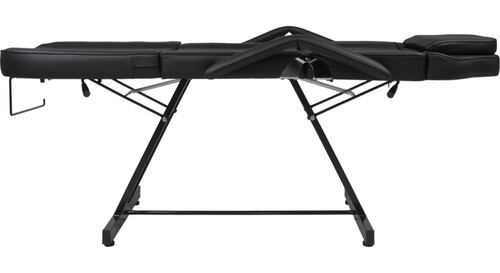 Silla Faciales Reclinable Sillon Cama Masaje Spa Profesional Negra
