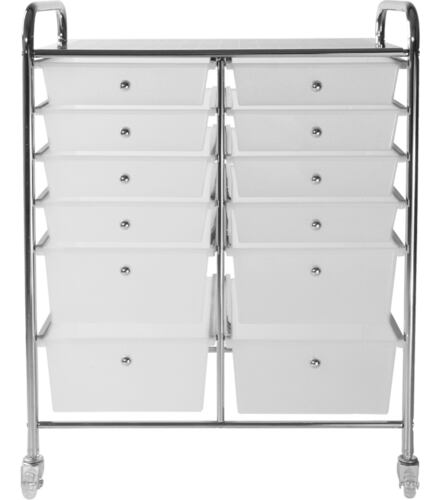 Carrito Organizador Auxiliar 12 cajones cajoneras Multiusos  Accesorios 