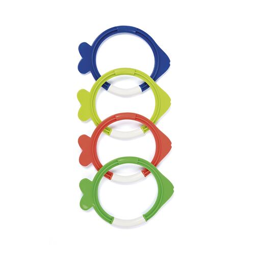 Juguete De Buceo Bestway Aros De Pez Infantil De Plástico Multicolor