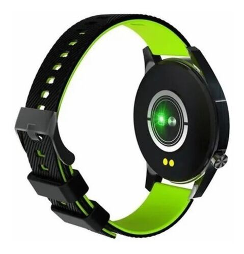Reloj Inteligente Caballero Verde con Negro