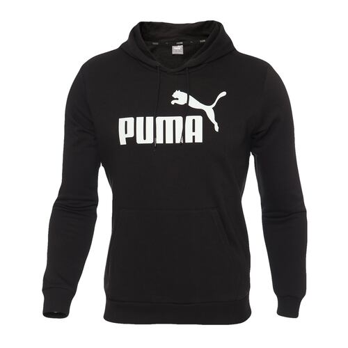 Sudadera Puma Essentials Logo Negra Para Hombre