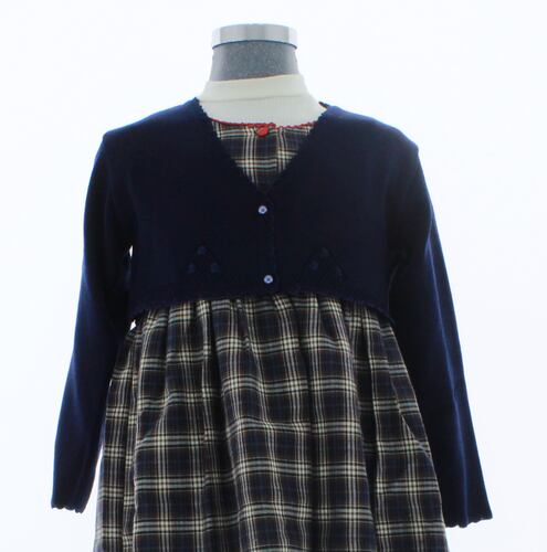 Sueter Niña Bolero Tejido Azul Marino 3088 1 a 16 Años.