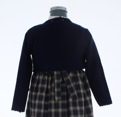 Sueter Niña Bolero Tejido Azul Marino 3088 1 a 16 Años.