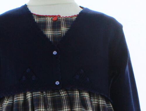 Sueter Niña Bolero Tejido Azul Marino 3088 1 a 16 Años.