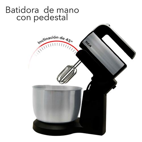 Batidora Pedestal y Mano RCA RC-70 5 Vel 3Lt 300W tazón Inox
