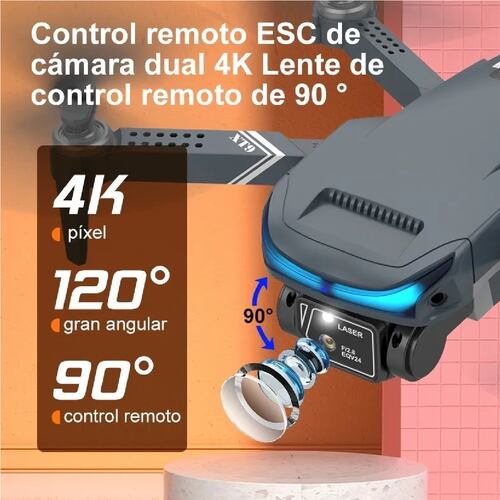 Dron Cuadricóptero A Control Remoto C/cámara 4k Hd