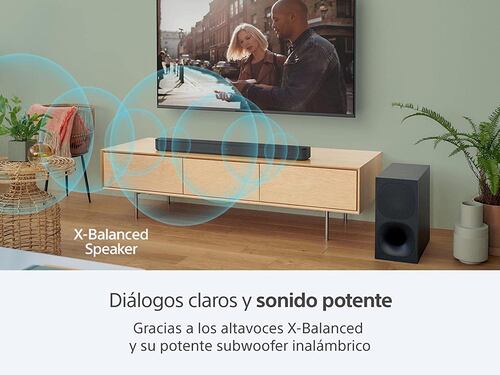 Barra de sonido Sony HT-S400//C con subwoofer