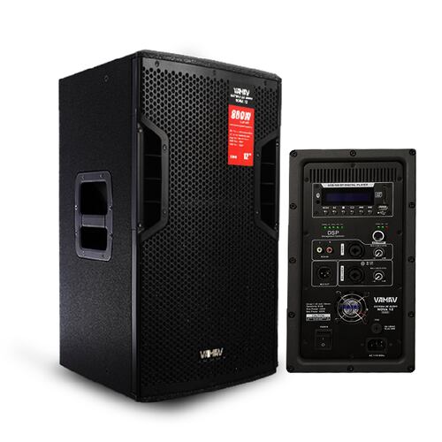 Bafle Amplificado VAMAV Nova12 400w Rms Clase D.