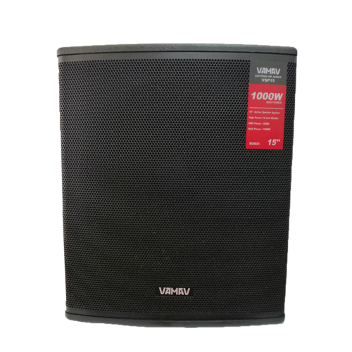 Subwoofer Activo VAMAV Vsp15  500 W Rms 15 Pulgadas .