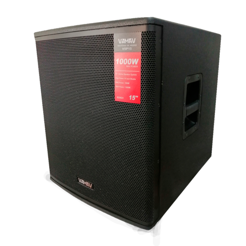 Subwoofer Activo VAMAV Vsp15  500 W Rms 15 Pulgadas .