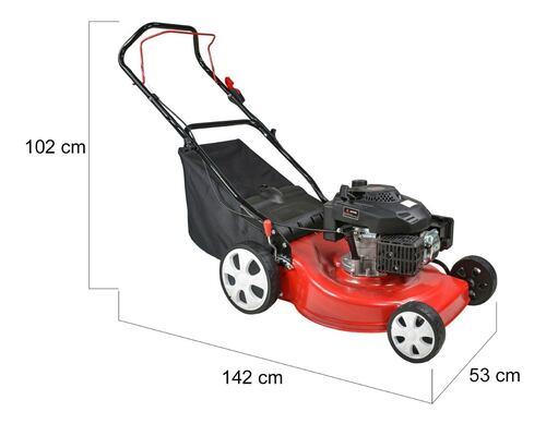 Podadora Pasto 5 Hp Motor A Gasolina 13l 159cc Corte 20 pulgadas