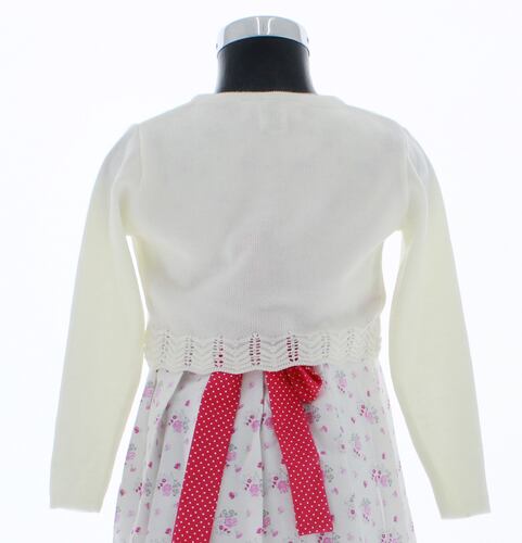 Sueter Niña Bolero Tejido Color Beige Claro 3109 1 a 16 Años.