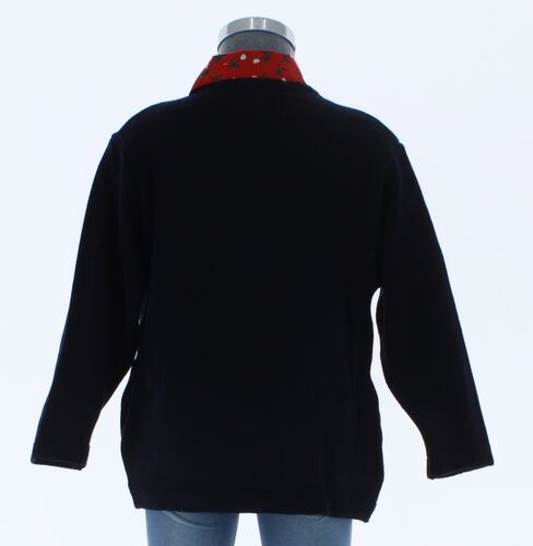 Sueter Tejido Cruzado Tipo Chaqueta Azul Marino 3120 3 a 16 Años.