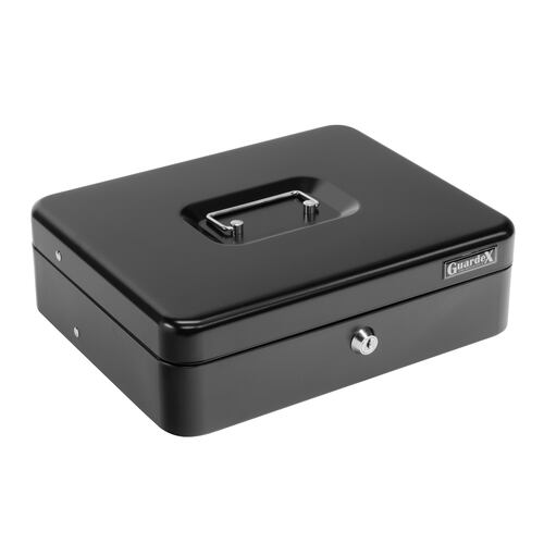 Caja de Seguridad para Dinero Guardex con 4 Bandejas para Billetes + 5 Depósitos para Monedas 