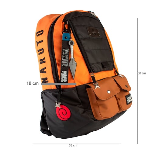 Mochila Naruto Premium Porta Laptop Edición Especial