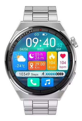 Reloj Para Hombre Smart Watch Kt62 Metal Fralugio Full Touch