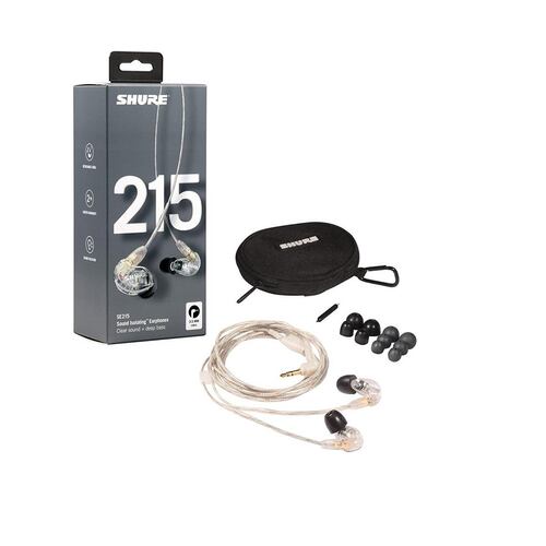 Audífonos In-ear SHURE Se215-cl Con Aislamiento De Sonido.