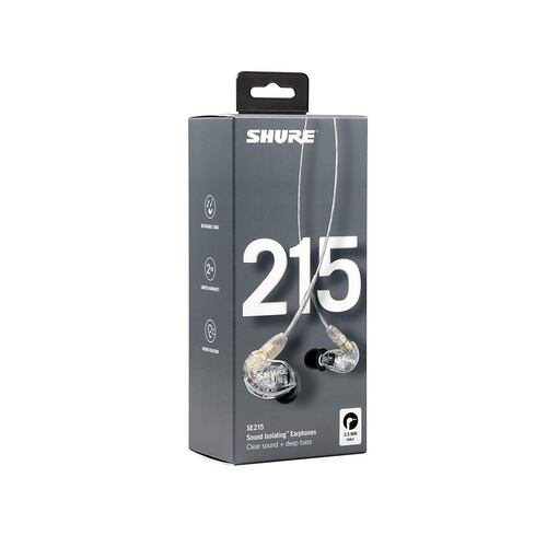 Audífonos In-ear SHURE Se215-cl Con Aislamiento De Sonido.