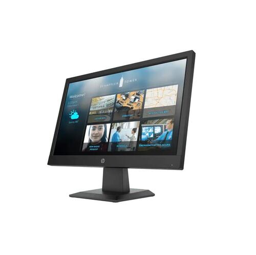 Monitor HP WIDE- 19"- 1600 x 900- VGA- LED- Negro- Equipo Clase A, Reacondicionado..